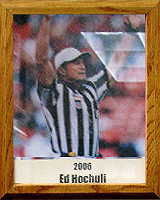 ED HOCHULI Signed Autographed 8x10 Photo NFL Referee